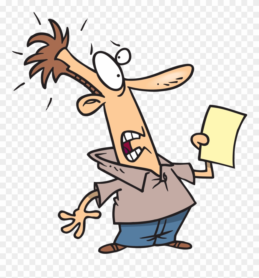 Don't Wait Too Long To Buy A House - Shocked Cartoon Clipart