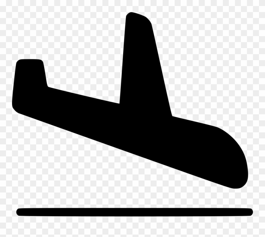 Clipart Airplane Destination - Landing Icon - Png Download