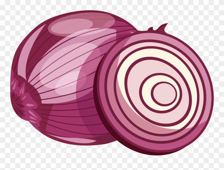 Black And White Library Red Purple Vegetable Transprent - Cebola Roxa Desenho Clipart