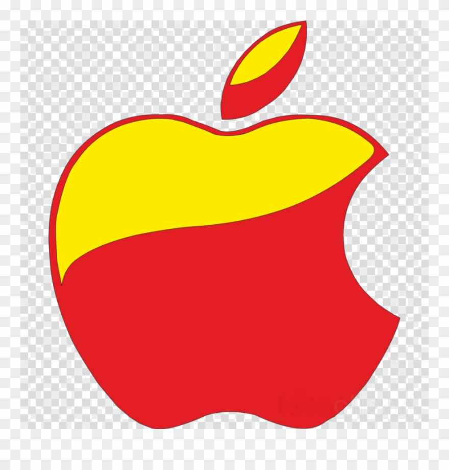 Red And Yellow Apple Logo Clipart Apple Clip Art - Hoffman Lake Mesh Cap - Png Download