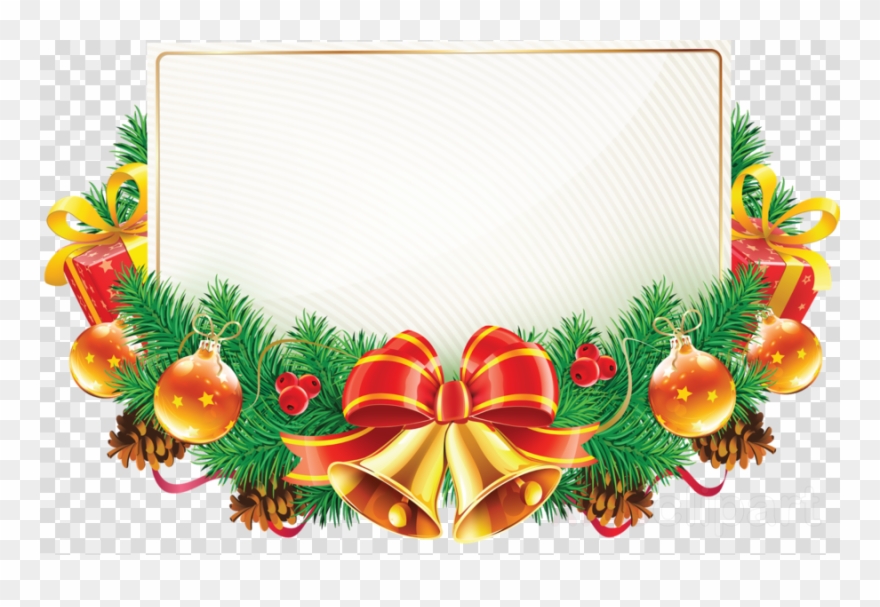 Christmas Frame High Resolution Clipart Christmas Graphics - Fondos De Navidad Png Transparent Png