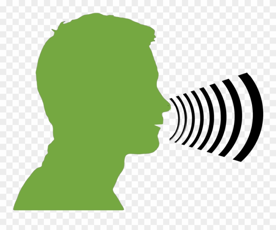 Talk To Me - Silhouettes Man On Profile Clipart