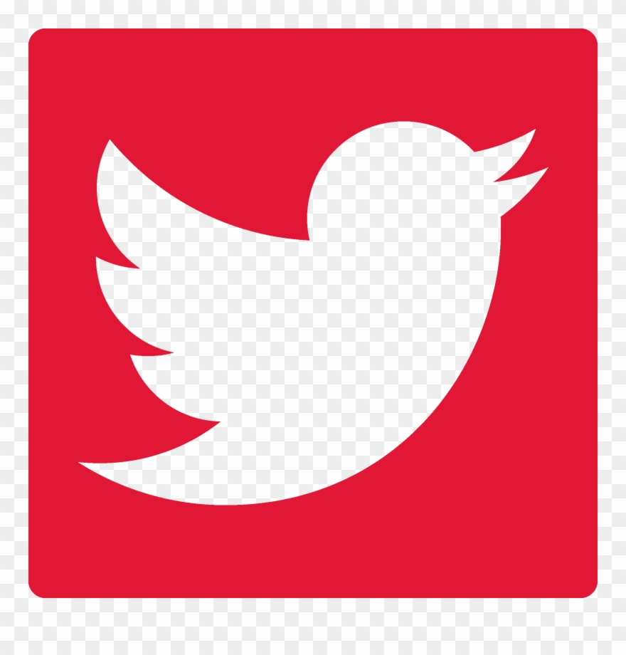 Twitter Branding Red - Twitter Clipart