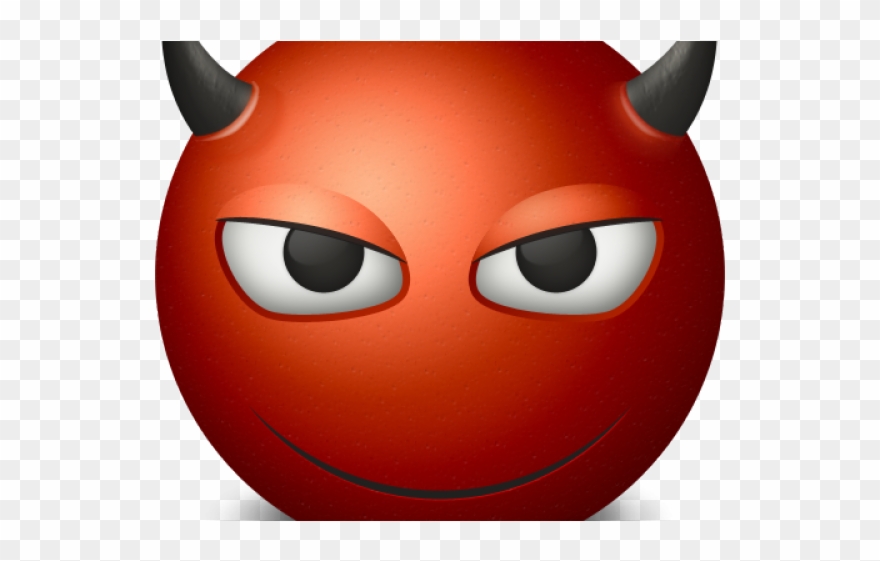 Devil Smiley Faces - Devil Icon Clipart