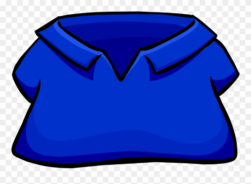 Club Penguin Blue Shirt Clipart