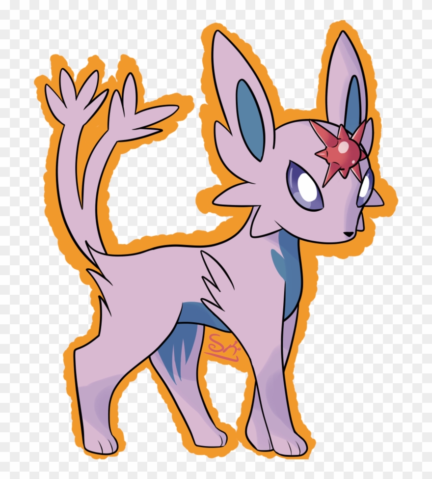 Mega Espeon By Snail Day And Night Clipart