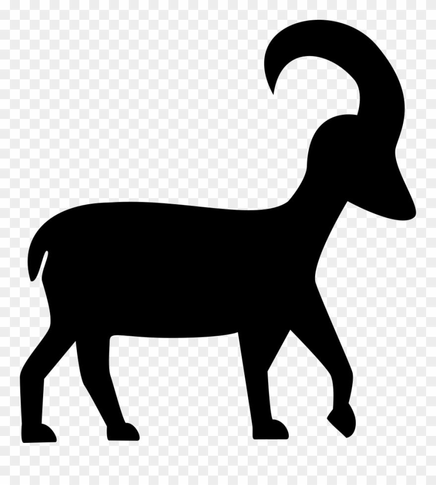 Capricorn Comments - Free Goat Icon Png Clipart