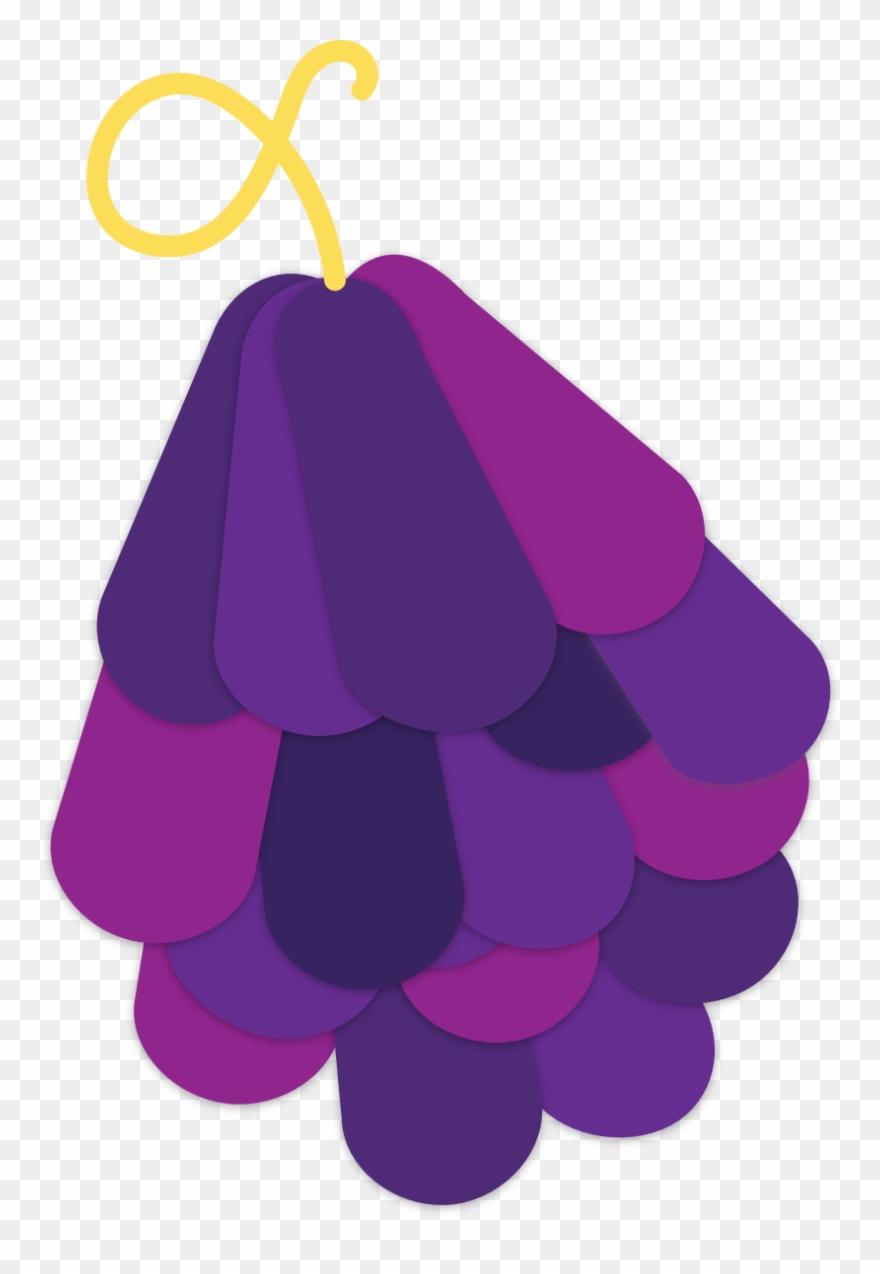 Bright Vines Grape The Funny Yummy Grape - Grape Clipart