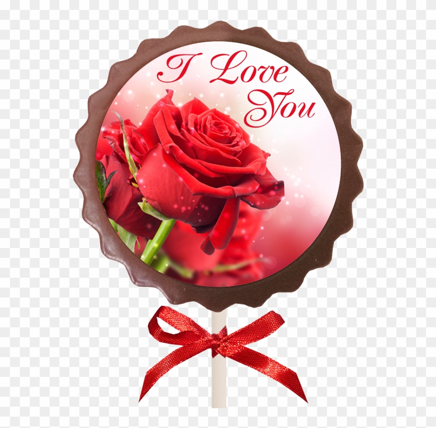 Large Flower Lollipop - Vermelho Foto De Flores Clipart