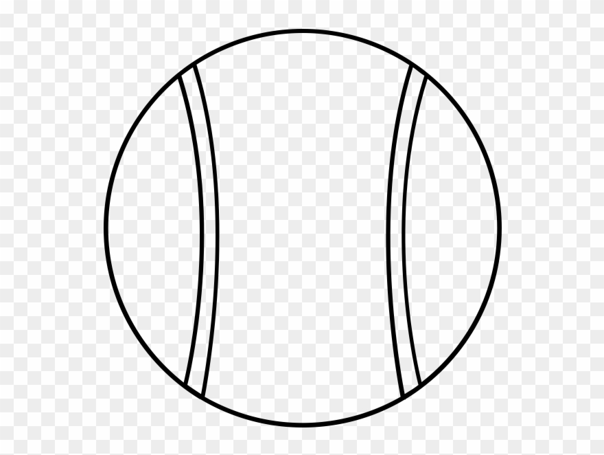 Tennis Ball Rubber Stamp - Pelota De Tenis Para Dibujar Clipart