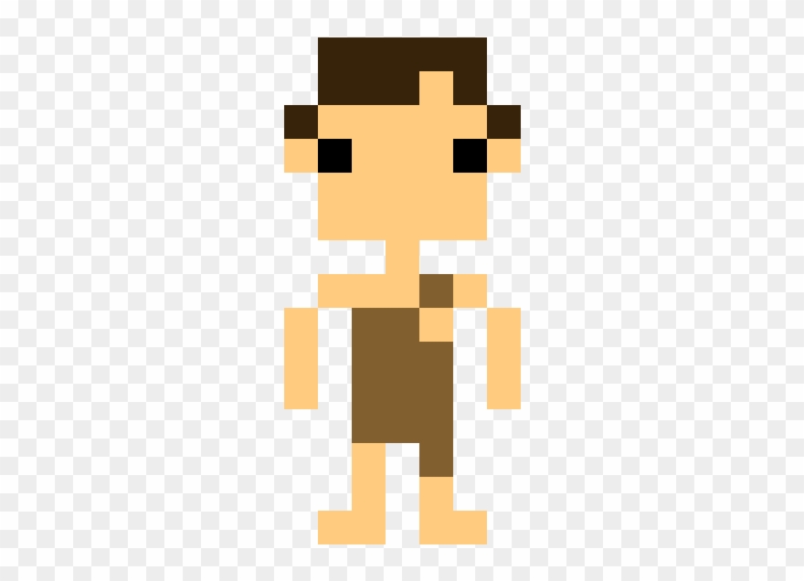 Cave Man - Illustration Clipart