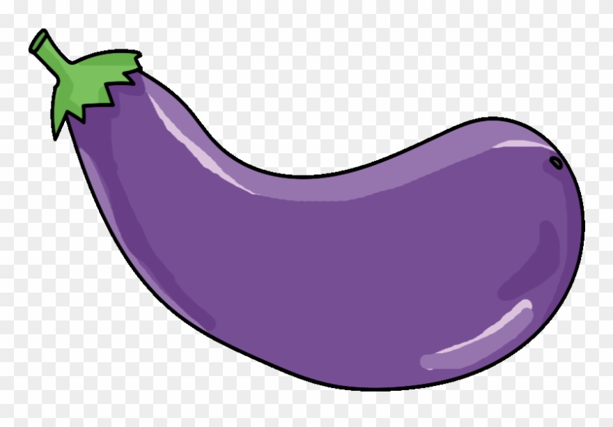 Hungry Gay Sticker By Sam Leighton-dore - Eggplant Clipart