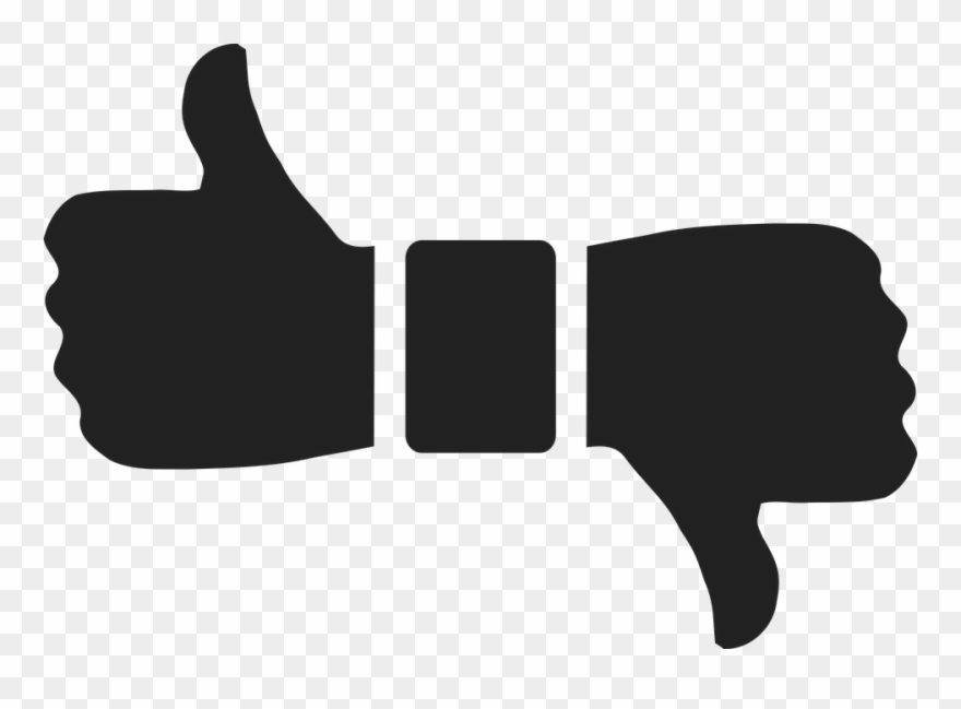 Source - Pixabay - Com - Youtube Thumbs Up Down Clipart