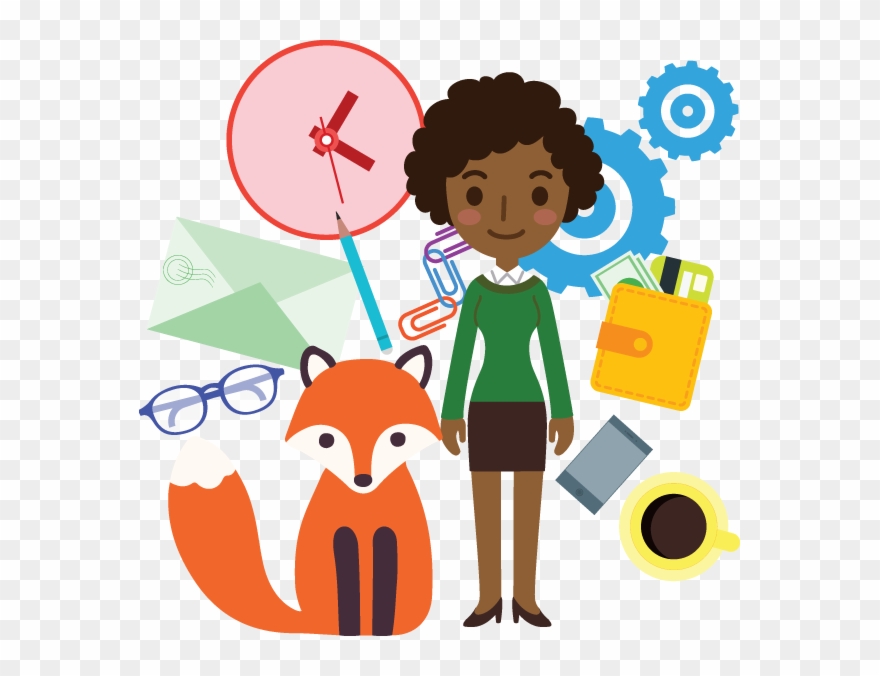 Header - “ - Simple Cartoon Fox Clipart