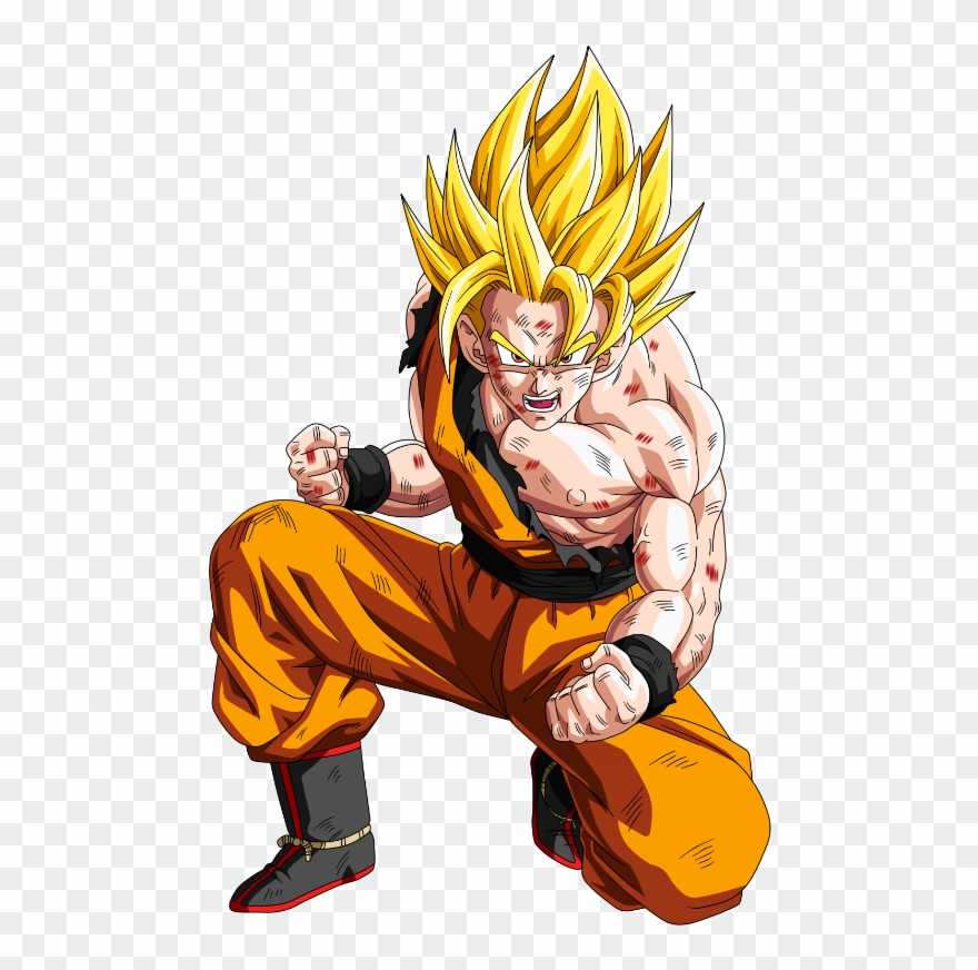Goku Clipart Super Saiyan2 - Goku Png Transparent Png