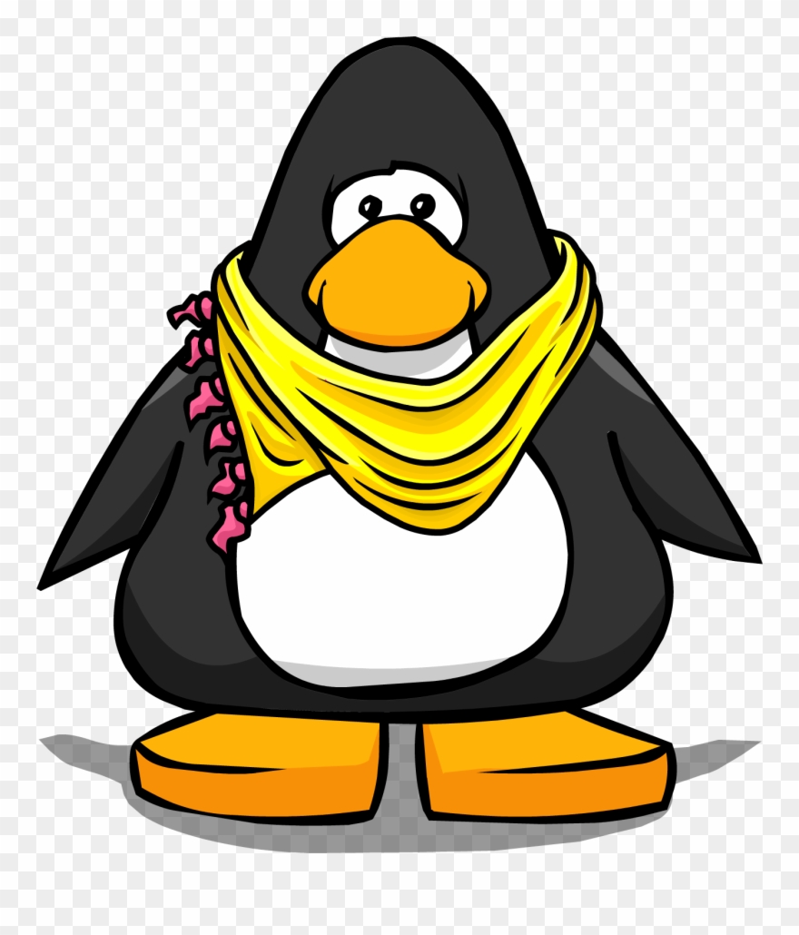 Yellow Designer Scarf Pc - Penguin In Bow Tie Clipart