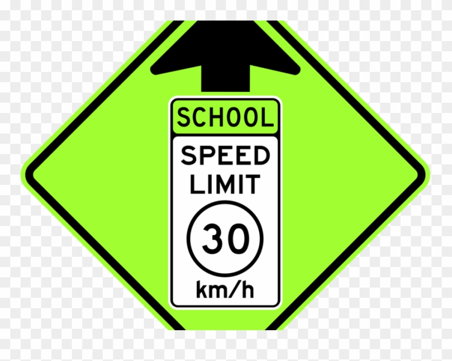 Celebrate National Metric Day October 10 - School Speed Limit 55 Clipart