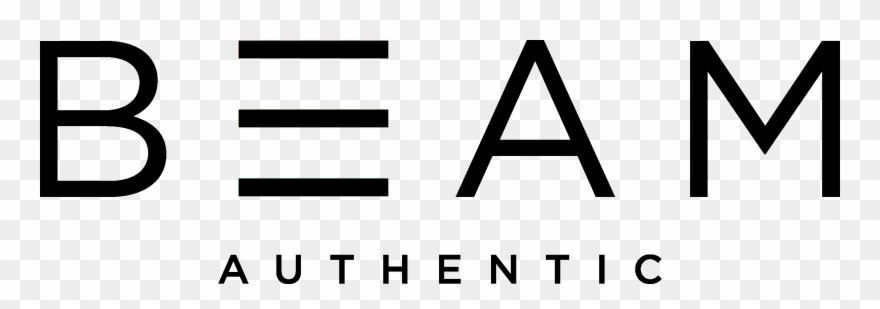 Beam Authentic Logo Black Transparent - Sign Clipart