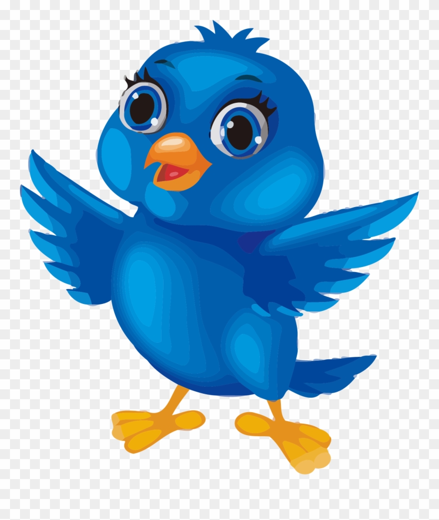 Blue Bird Image Cartoon Clipart Png Clipartly Com Baby - Bird Clipart Transparent Png