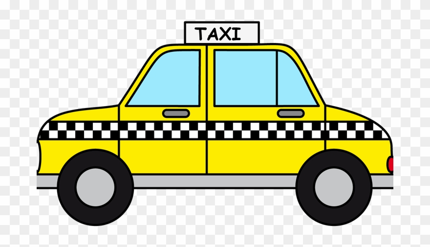 Taxi Clipart Mini Bus - New York Taxi Clipart - Png Download