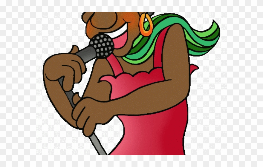 Singing Clipart Music Artist - Clip Art - Png Download