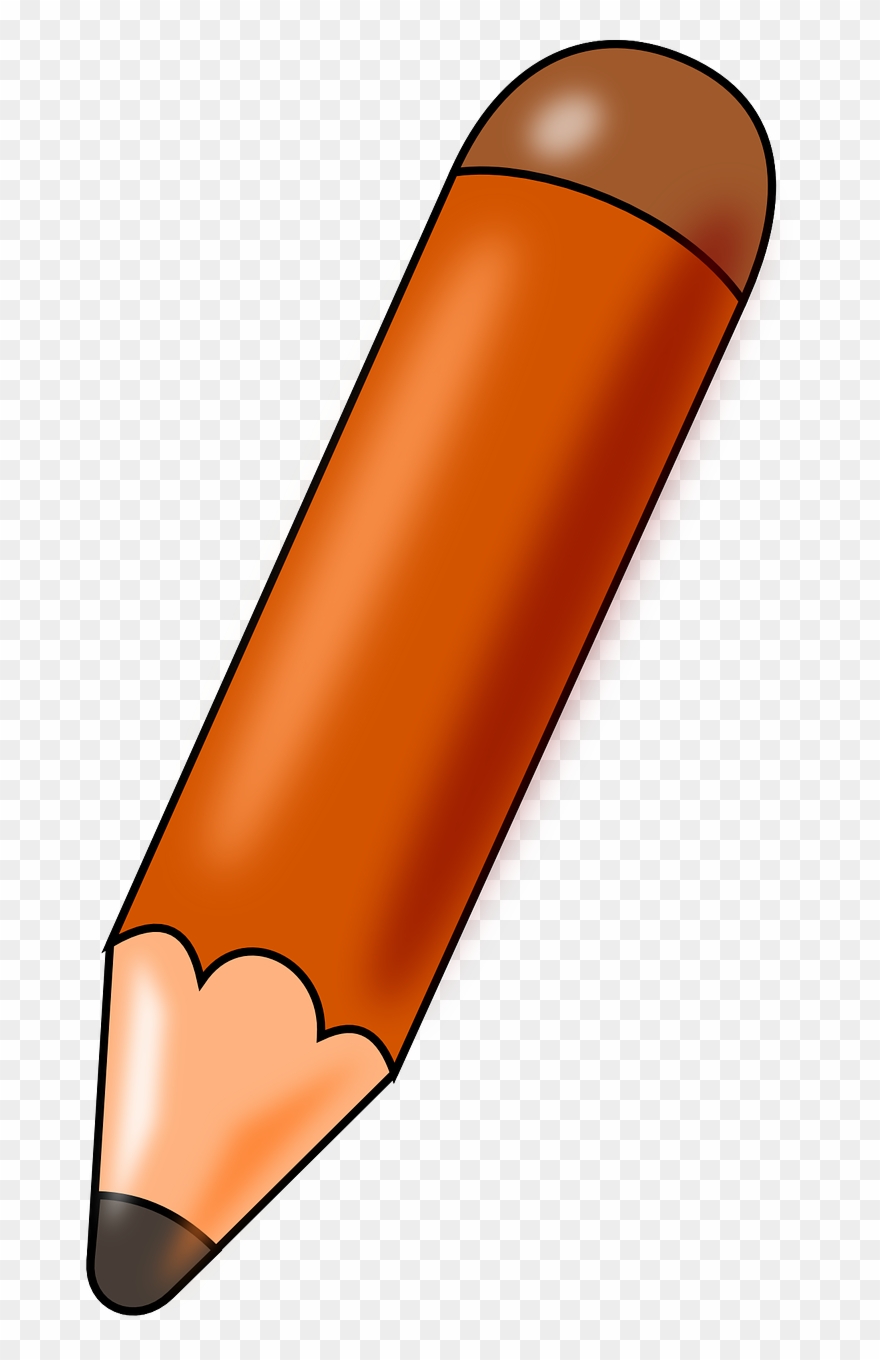 Pen Pencil Color Brown Draw Png Image - Brown Pencil Clipart Transparent Png