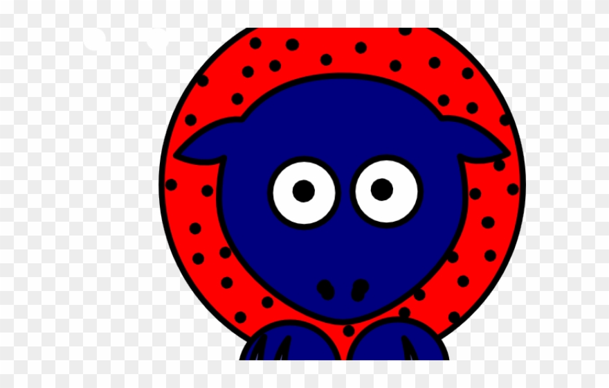 Sheep Clipart Foot - Blue - Png Download
