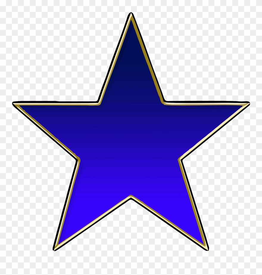 High Quality Creative, Blue Star - Blue Star Png File Clipart