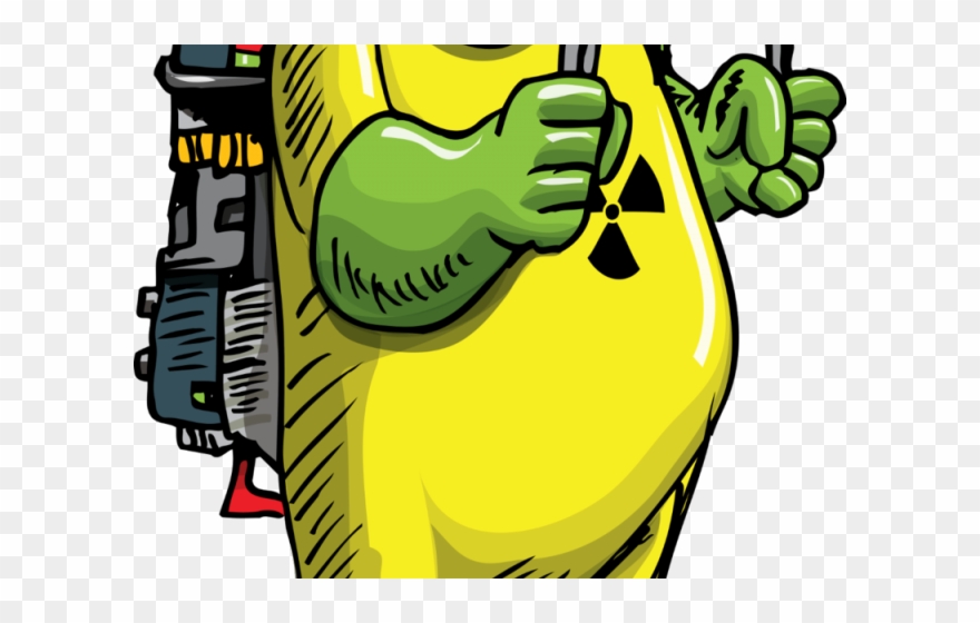 Radiation Clipart 6th Grade Science - Hazmat Suit Clipart - Png Download