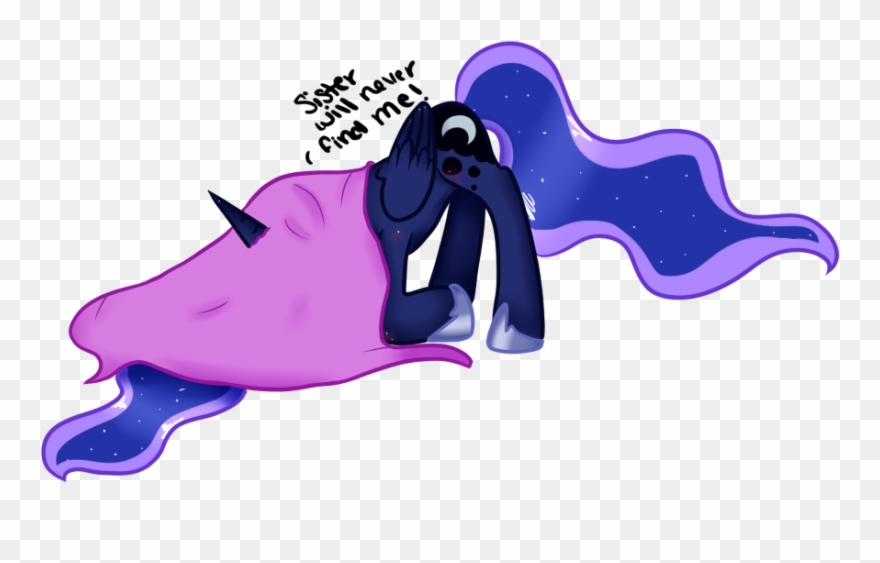 Nope, Voices Too Awkward For Me - Princess Luna Blanket Clipart