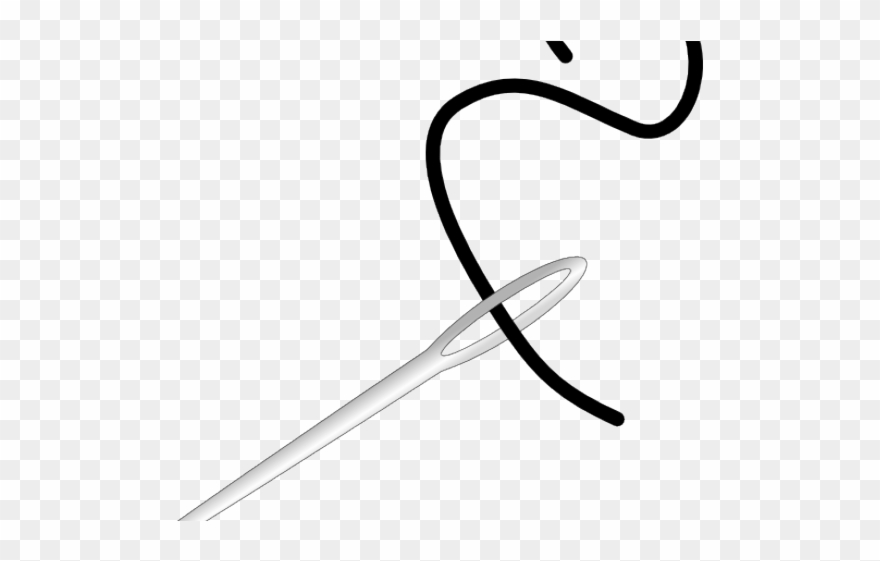 Football Clipart String - Png Needle With Thread And Scissor Transparent Png