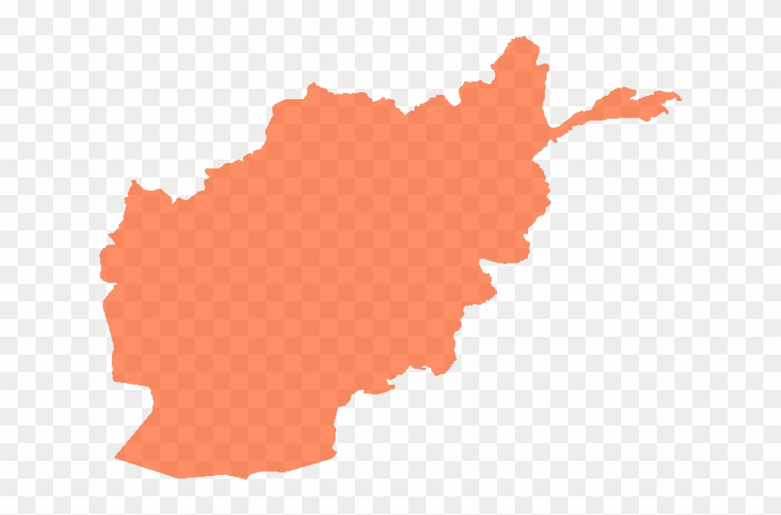Map Of Afghanistan With Capital Clipart