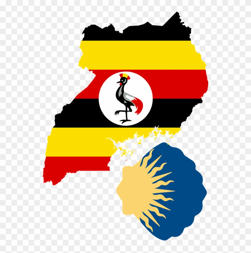 Creighton Global Pilgrimage - Flag Uganda Clipart