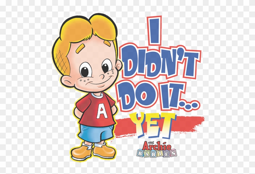 Archie Comics Not Yet Toddler T-shirt - Kids T-shirt: Juvenile: Archie Babies - Not Yet, 5/6. Clipart