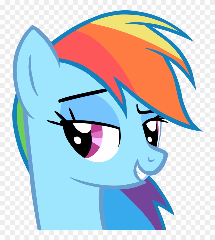 Rainbow Dash Pinkie Pie Rarity Twilight Sparkle Applejack - Mlp Rainbow Dash Confused Png Clipart