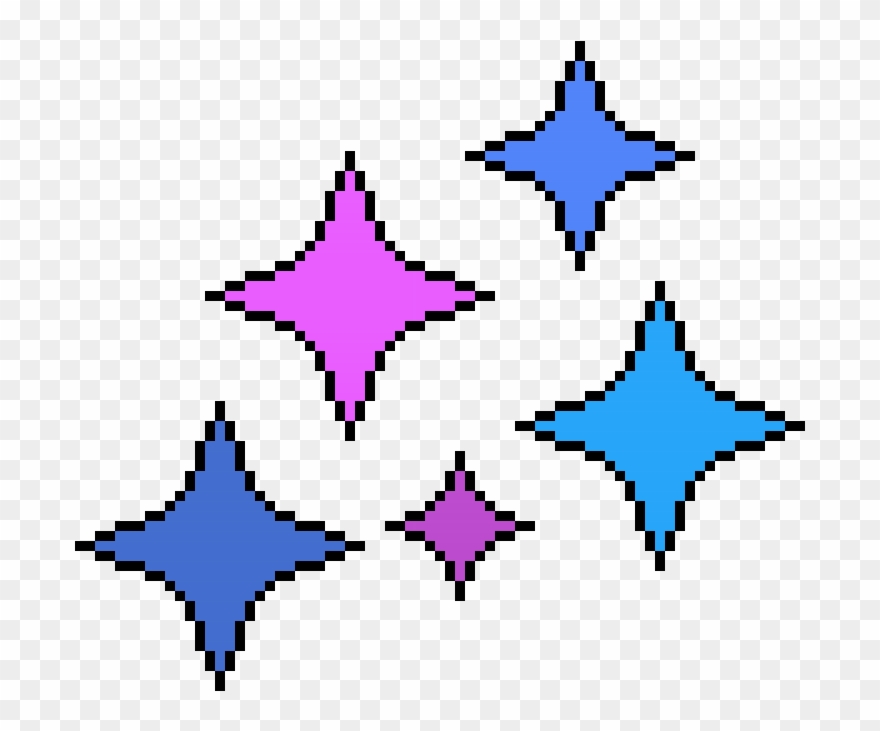 Sparkles - Sparkle Pixel Art Clipart