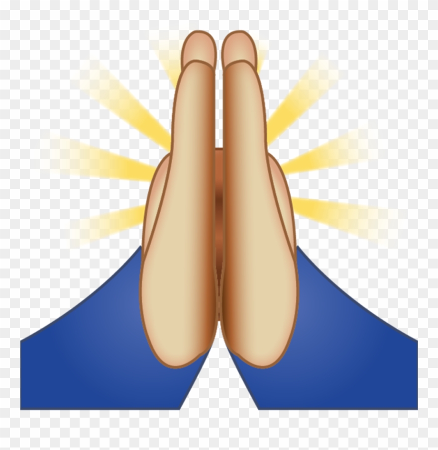Prayinghands Emoji Pray Ftestickers Freetoedit - Praying Hands Emoji Png Clipart