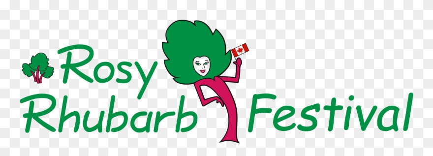 Rosy Rhubarb Logo Clipart
