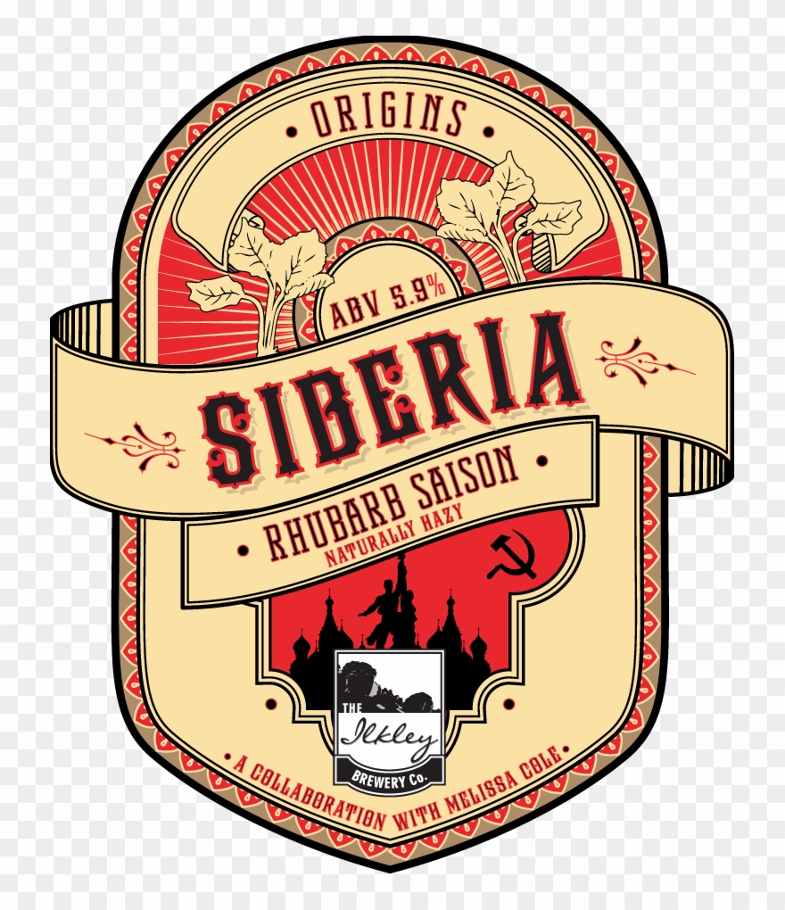 Siberia Rhubarb Saison - Ilkley Brewery Co. Clipart