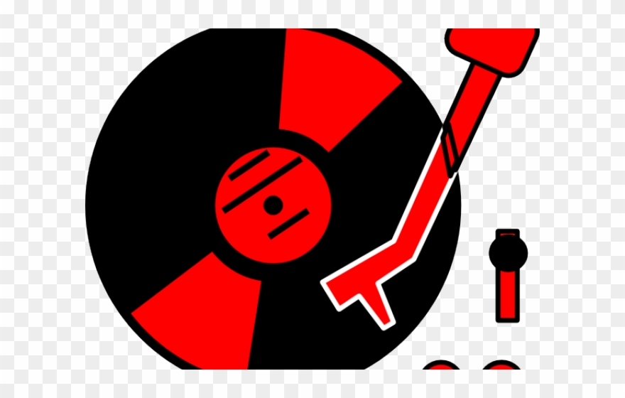 Dj Clipart Decks - Dj Turntable Vector Png Transparent Png