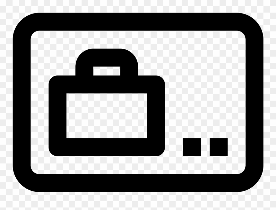 Travel Card Icon - Icon Clipart