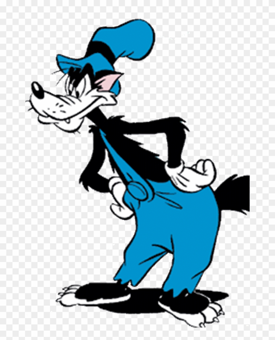 Wolf Cartoon - Lupo Walt Disney Clipart