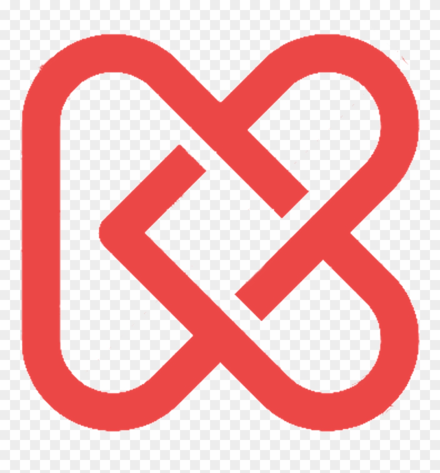 K Heart Logo Clipart