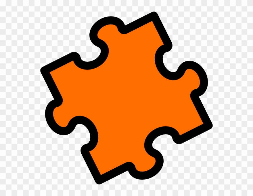 2 Piece Puzzle Clipart - Png Download