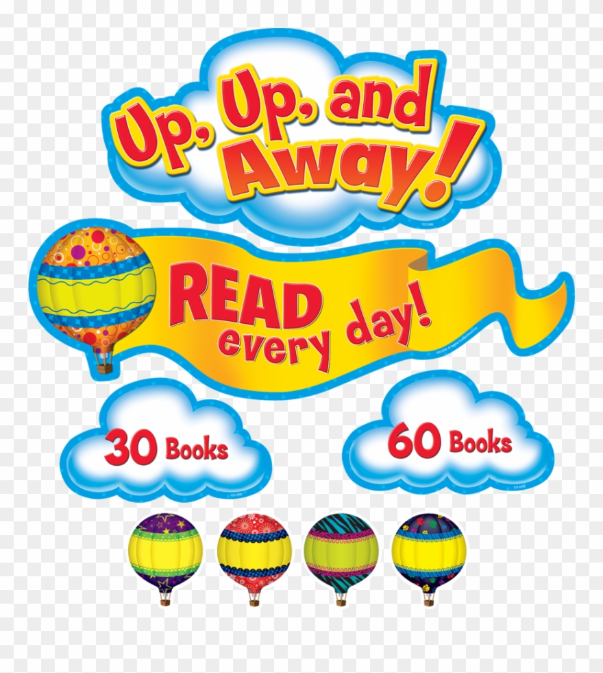 Tcr5298 Read Every Day Bulletin Board Display Set Image Clipart