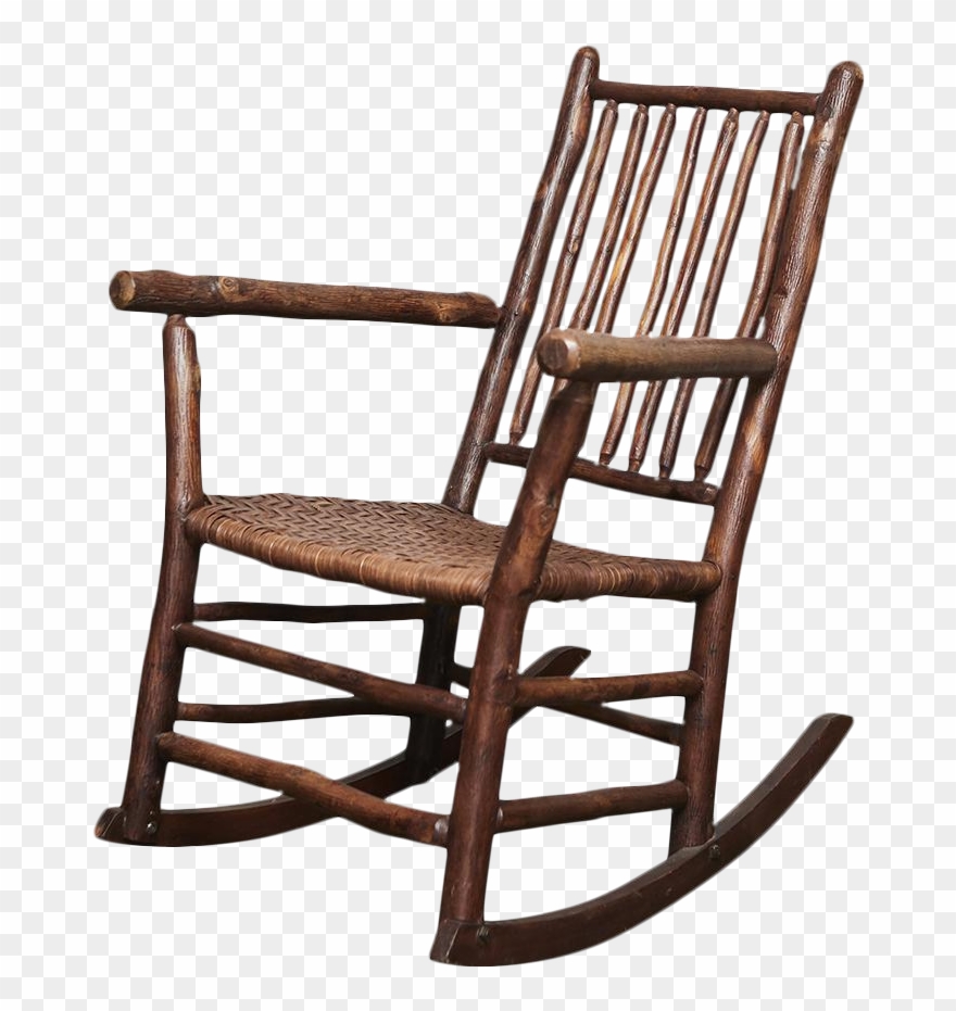 Fine 1930s Old Hickory Rocking Chair Decaso Rh Decaso - 1930's Rocking Chair Clipart