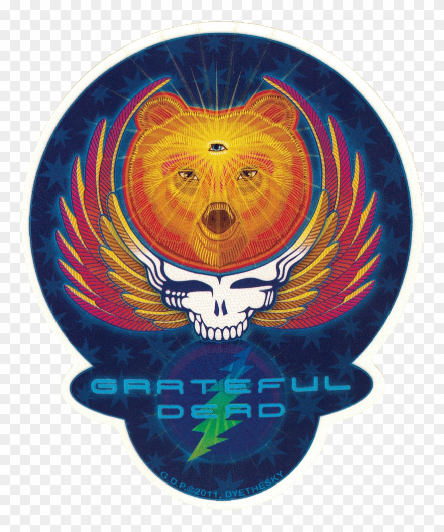 Grateful Dead Third Eye Bear - Grateful Dead Clipart
