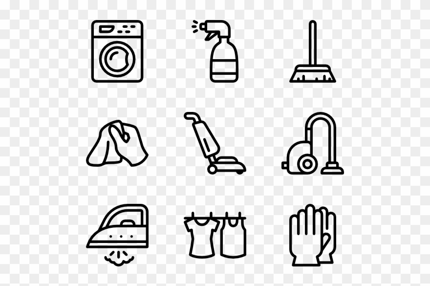 Cleaning & Housekeeping - Couple Icon Transparent Background Clipart