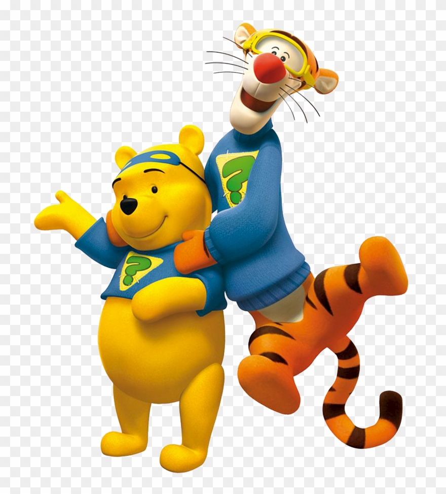Friends Gang, Pooh & Tigger Clipart