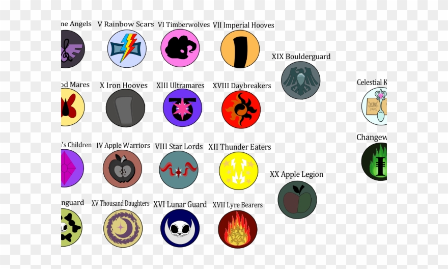 Dark Angel Clipart Legion - Circle - Png Download